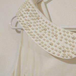 Beaded Collar Dress
